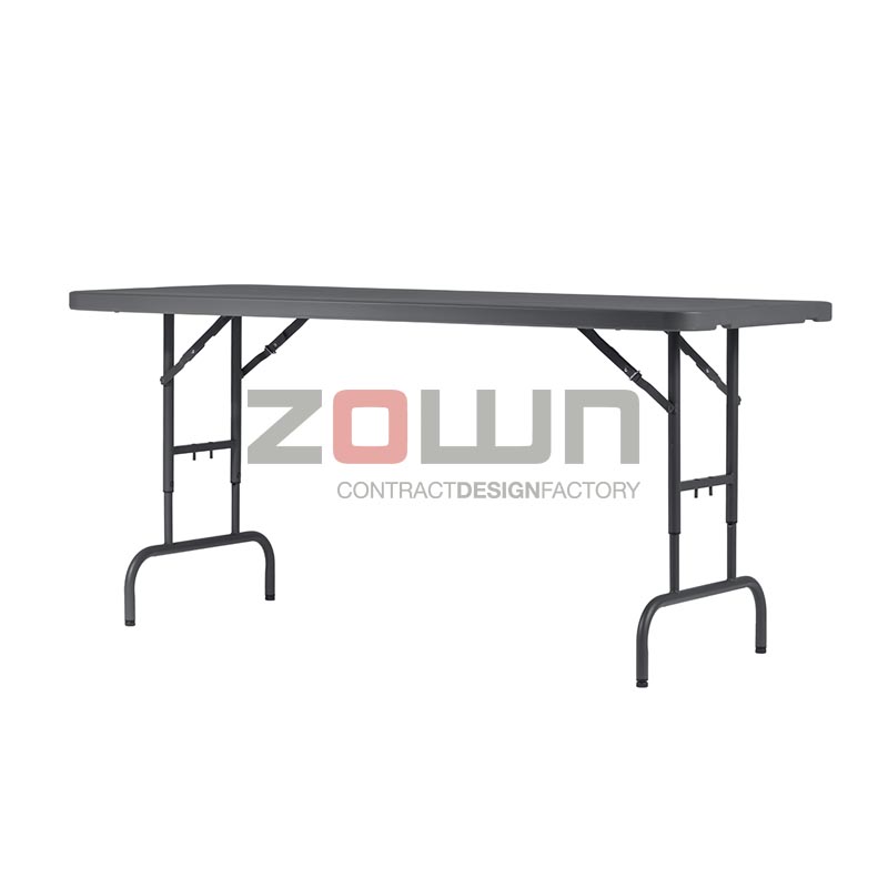 Worktop180- new zown classic(6FT height adjustable blow mold folding table)