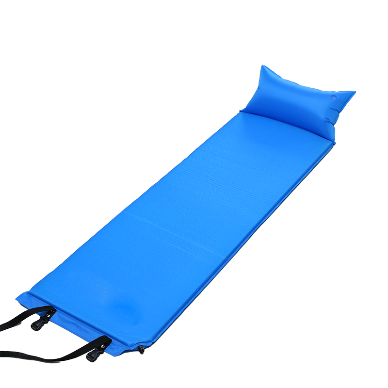 self-inflating mat with pillow