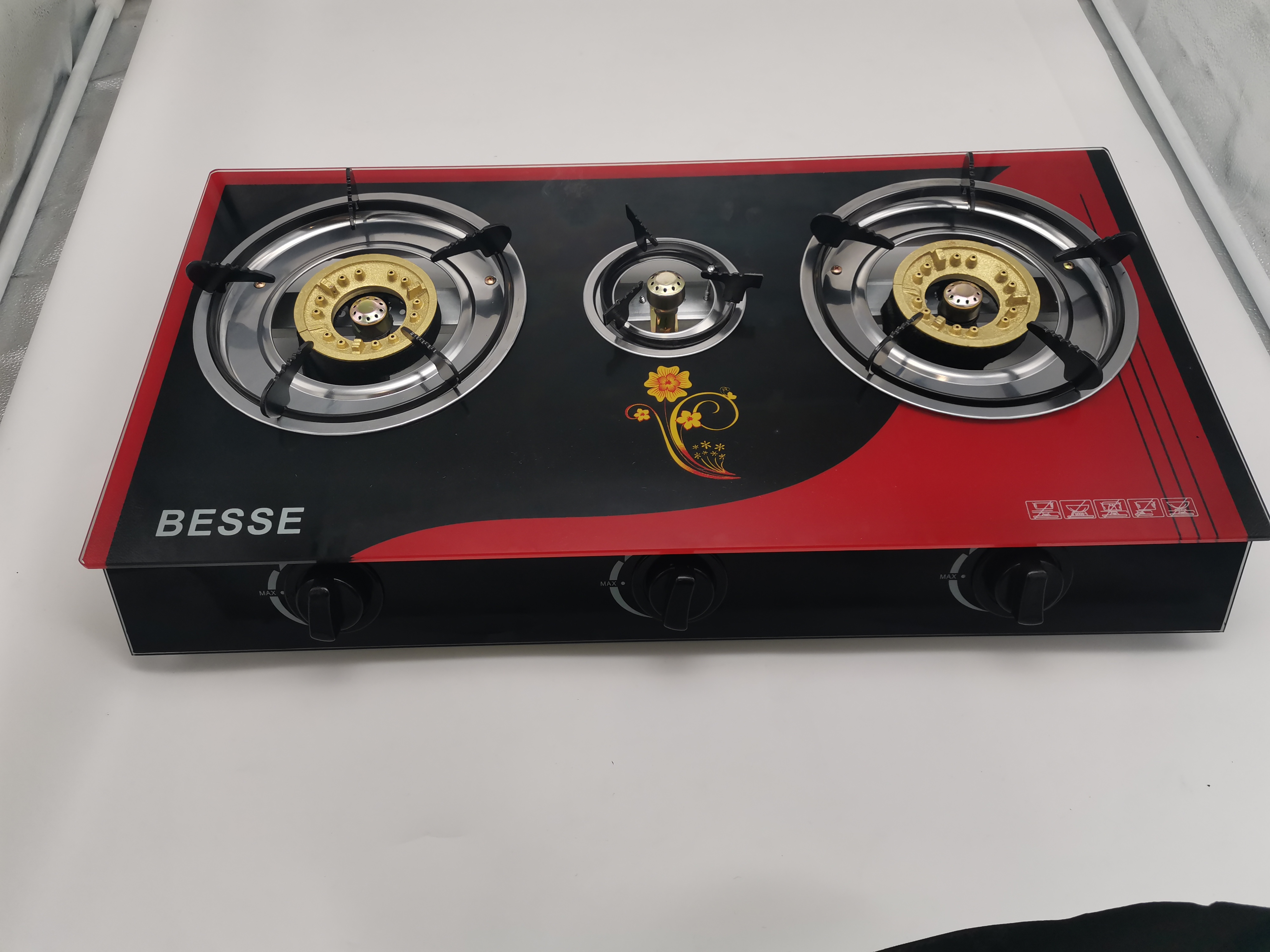 Glass Gas Cooker