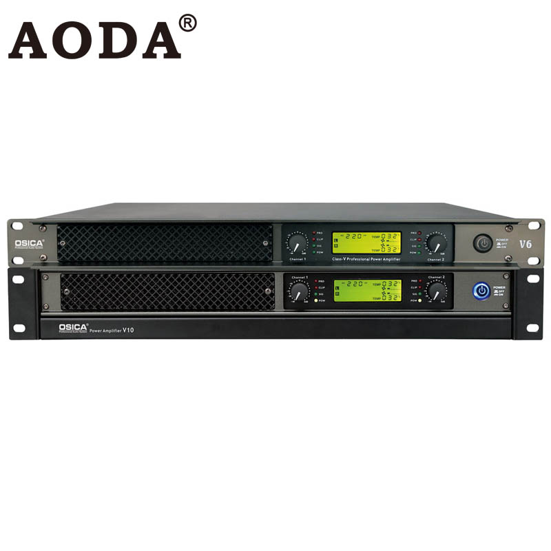V Series 1U/1.5U Rack Space Professional Power Amplifier