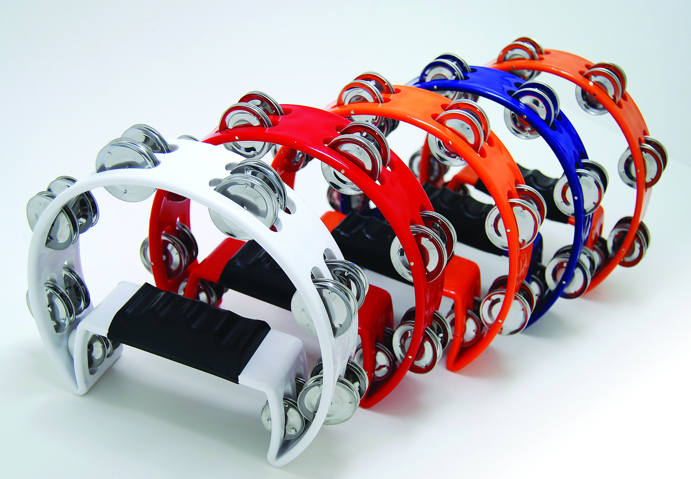 Half moon shape tambourine