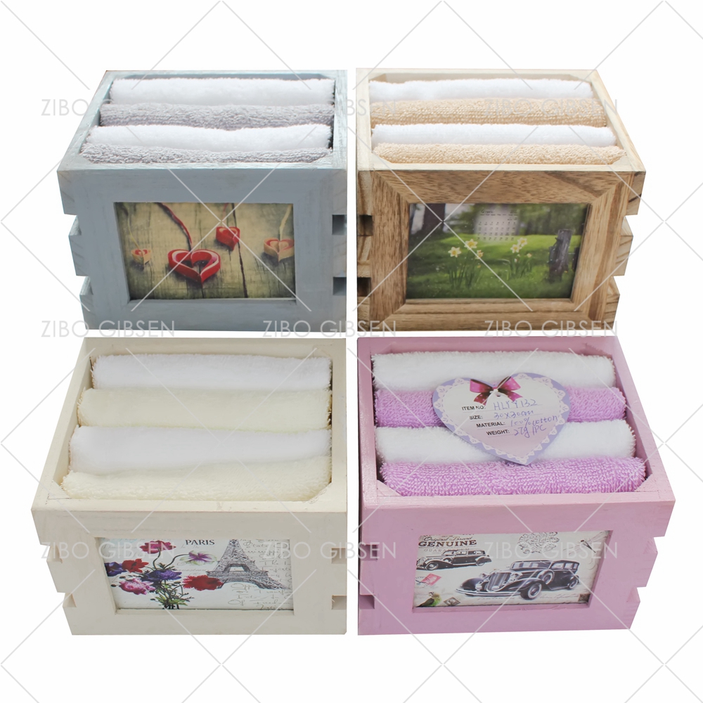 cotton towel set with basket towel set gift towel set guest towel