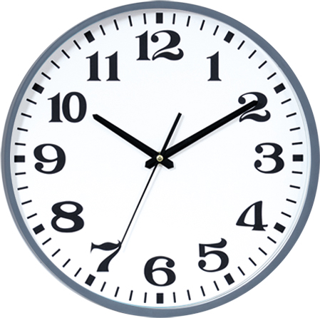 Wall clock; quartz clock; best sale; Arabic number; promotion; gift; simple round clock; 12inch 30cm