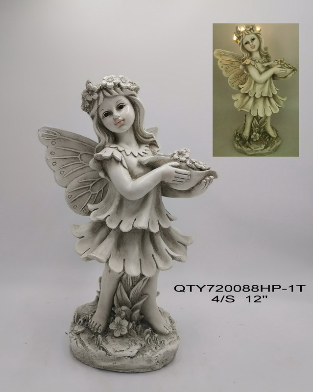 Garden fairy with LED