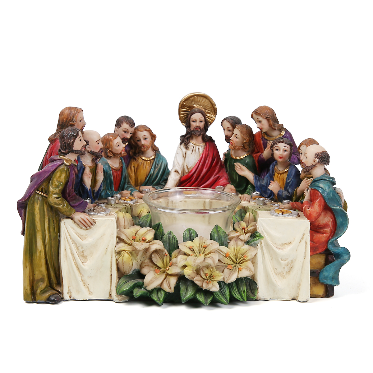 Last Supper candle cup
