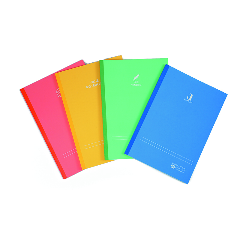 card cover with Special UV glued exercise book