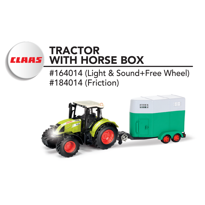 1:32 Claas 540 Tractor with Big Horse Box