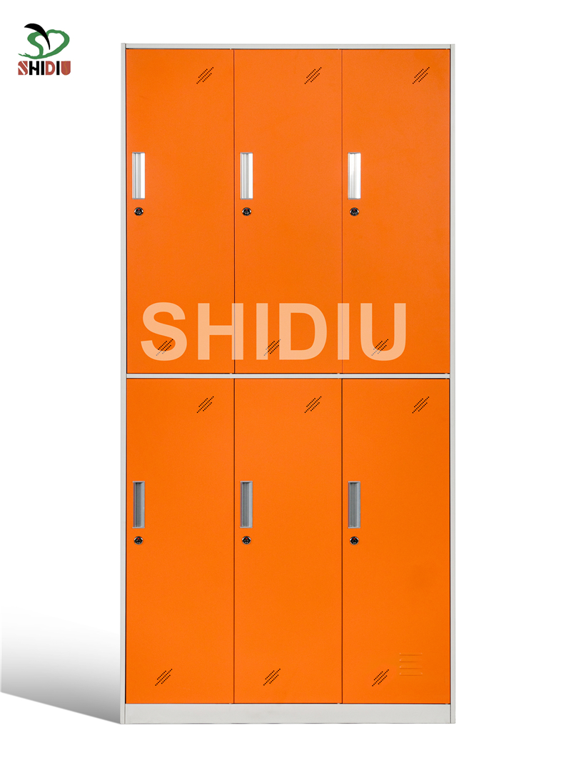 "A" Luoyang Steel Office Locker 6 Door Locker-Narrow Frame