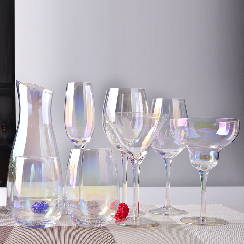 Set 8 Luster Glass Drinkware