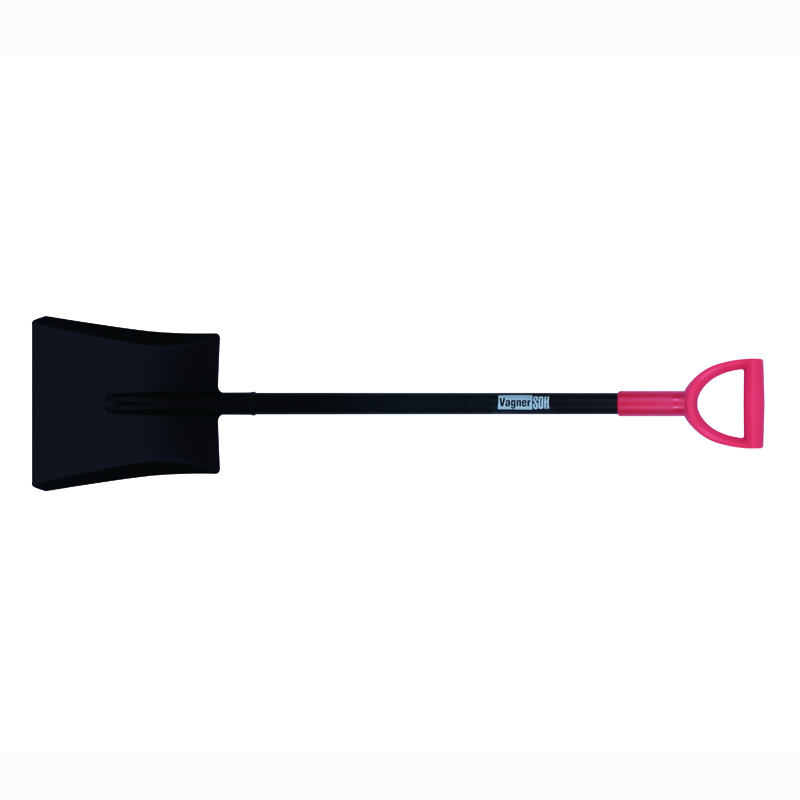 All Metal Steel Square Shovel PVC Grip