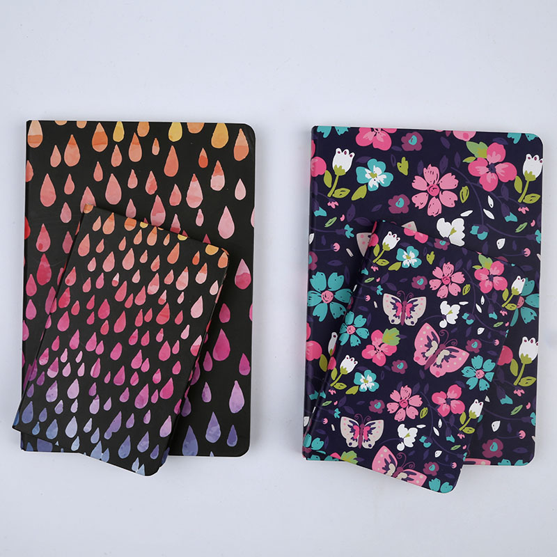 WANSHIFA 2021 Creative Design Color Printed Hard Cover Notebook