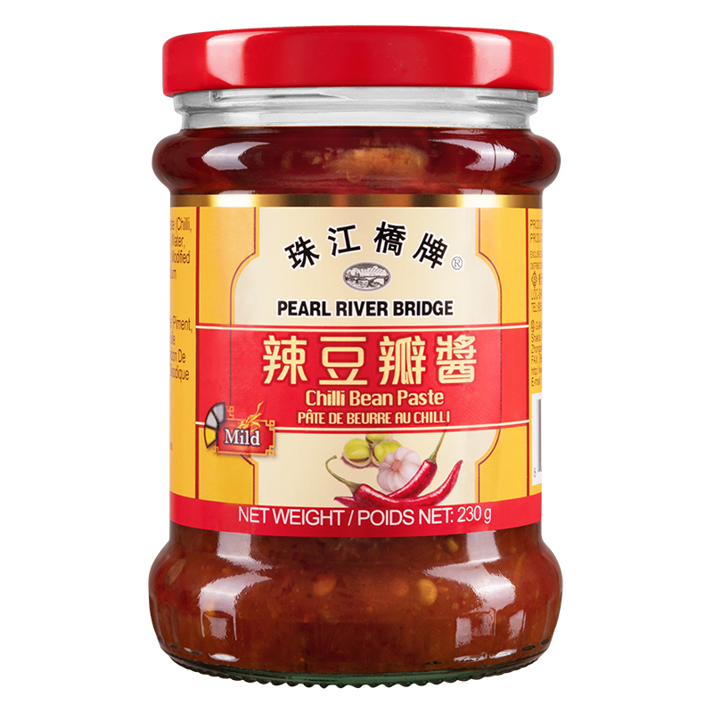 Pearl River Bridge Chilli Bean Paste 230g[Spicy Seasoning Sauce/Marinade/Pan-Fried]