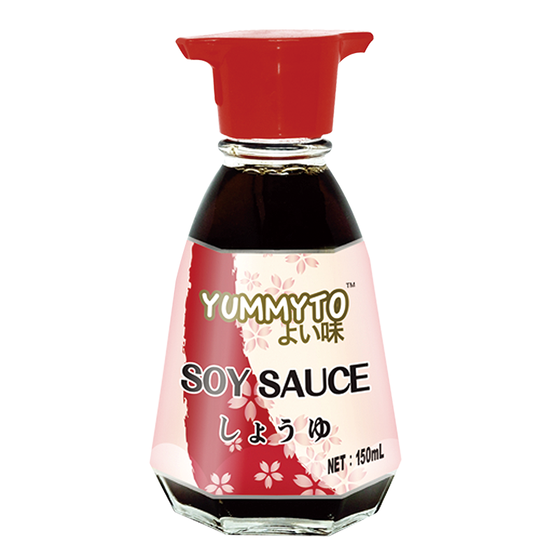 YUMMYTO Soy Sauce 150mL Table Bottle [Japanese Cuisine/Sushi/Sashimi/Dipping]