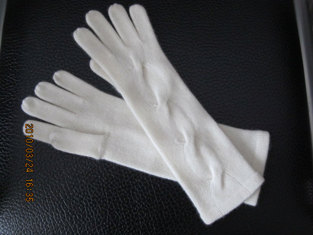 Lady's fashion cashmere glove