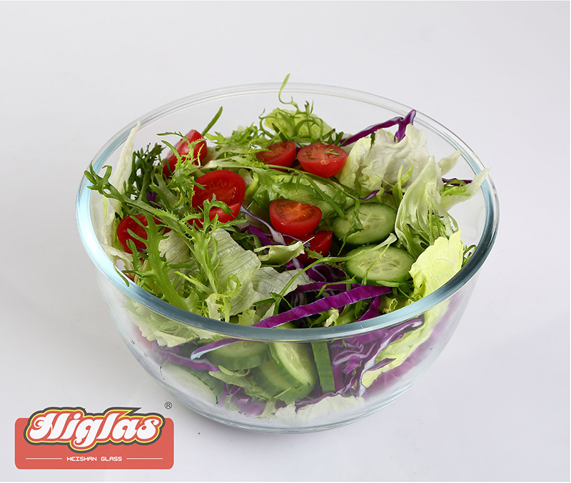 0.5l/1.0l/1.5l/2.0l Borosilicate Salad Bowl