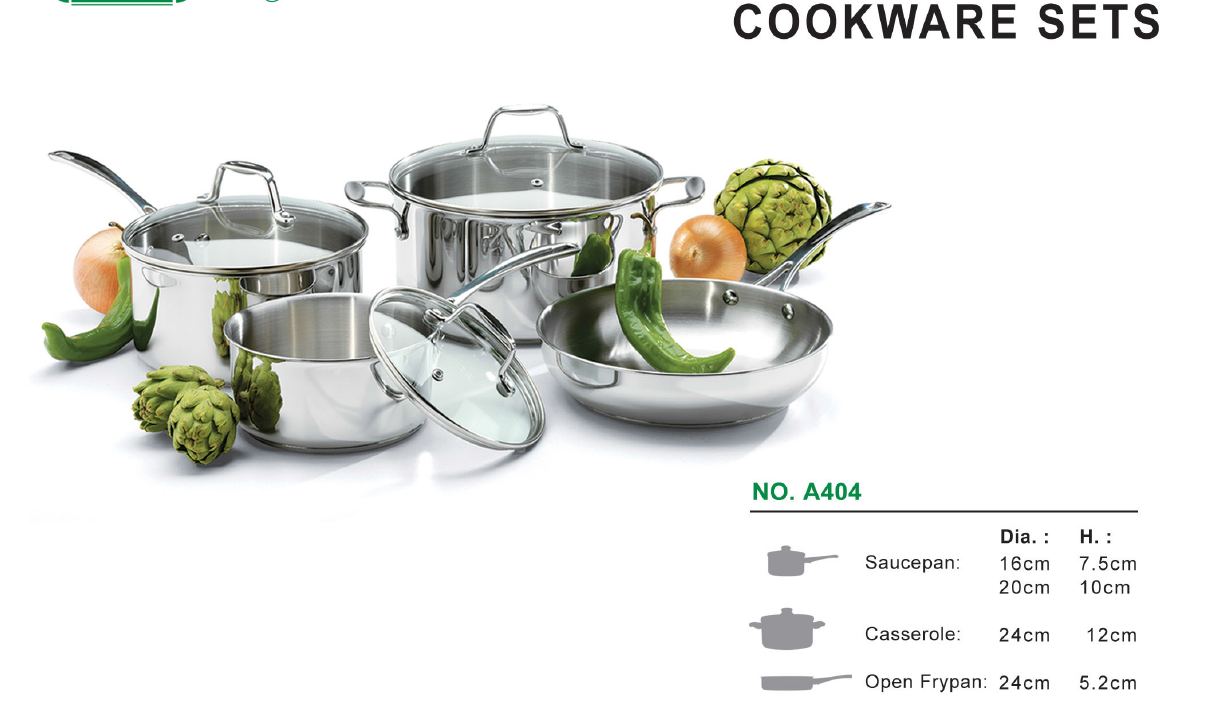 7pcs Stainless Steel cookware sets