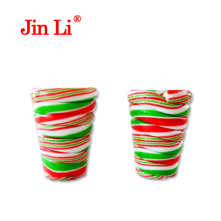 Shotglasses shape hard candy