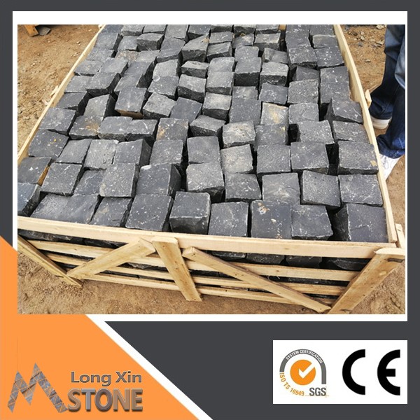 Chinese natural granite cubes G655 black granite