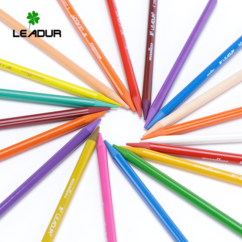 Factory customized woodless color pencil