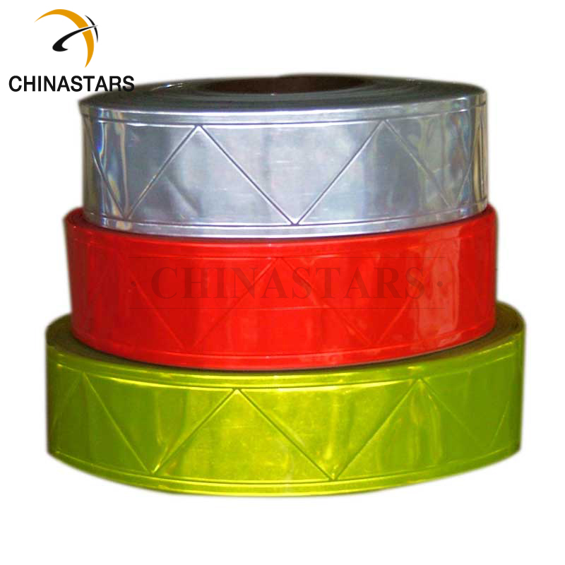 Wholesale custom design pattern pvc micro prismatic color reflective tape