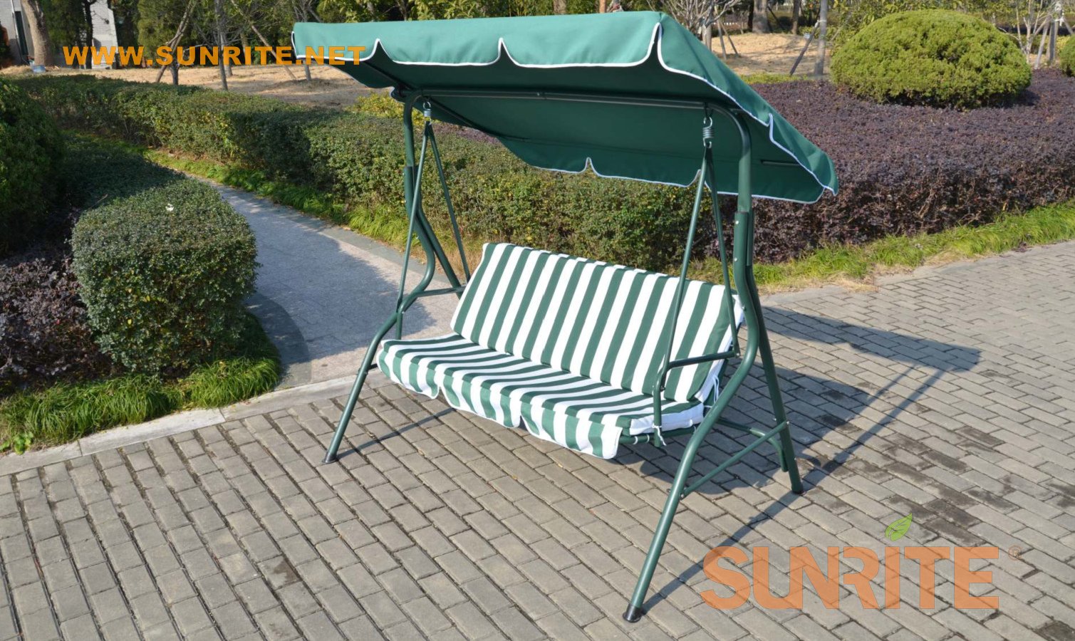 3 Seats Outdoor Swing Chair
