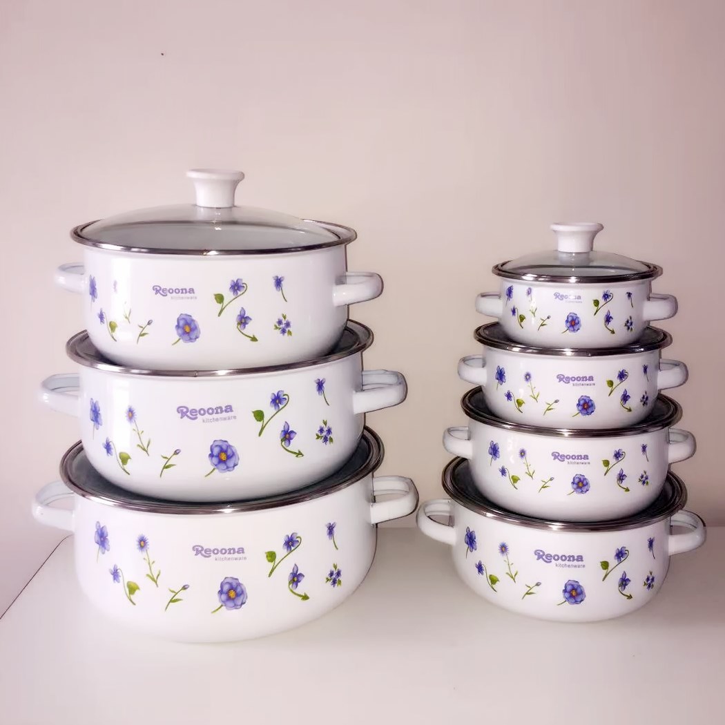 Enamel casserole