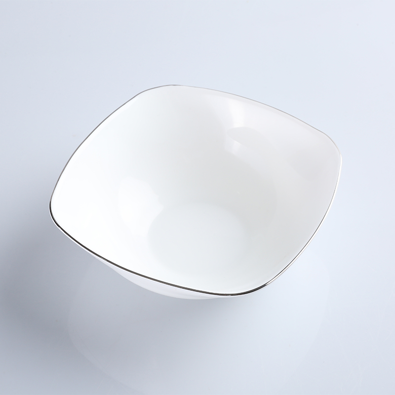 Opal porcelain glass plate