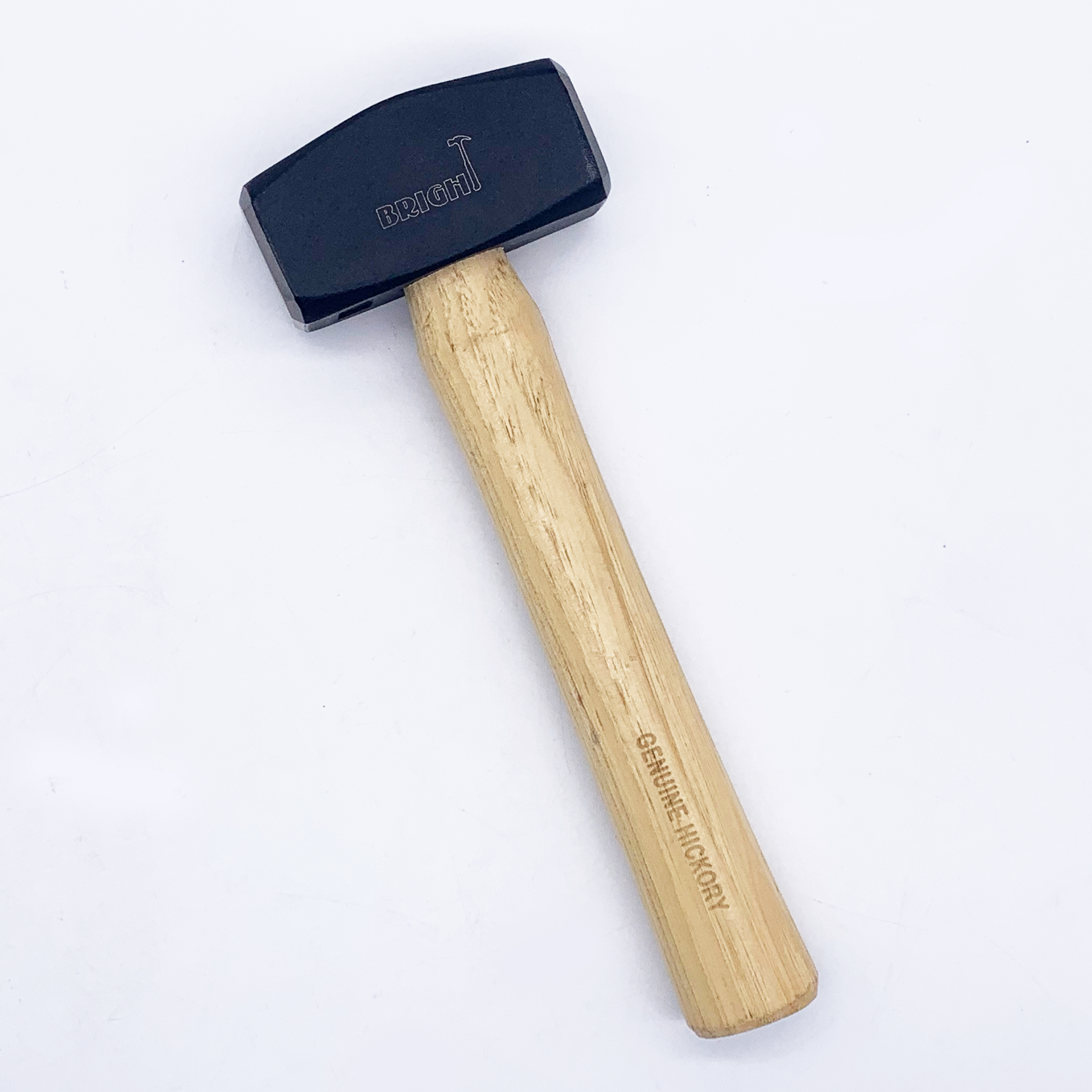Club hammer with hickory handle