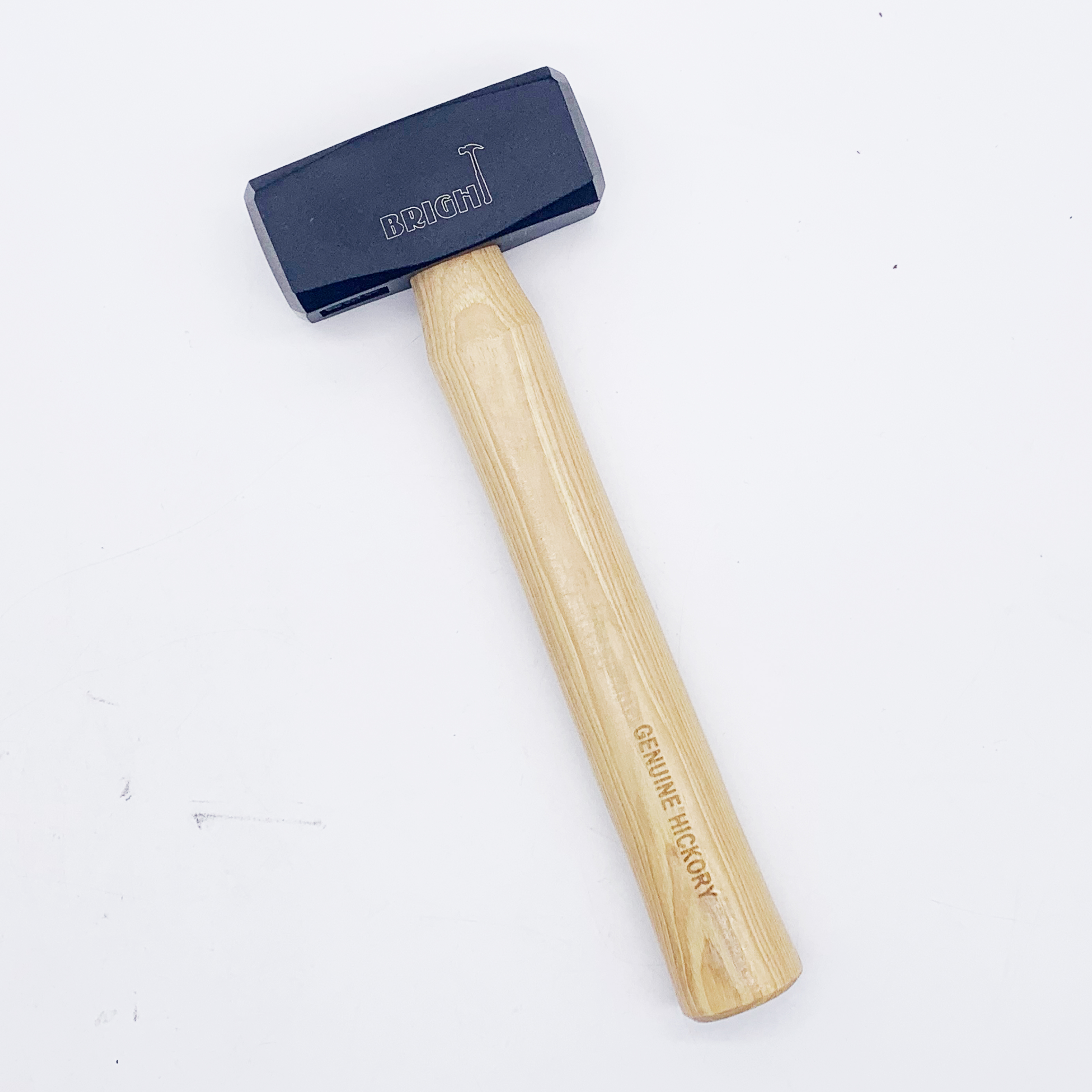 Stoning hammer with hickory handle