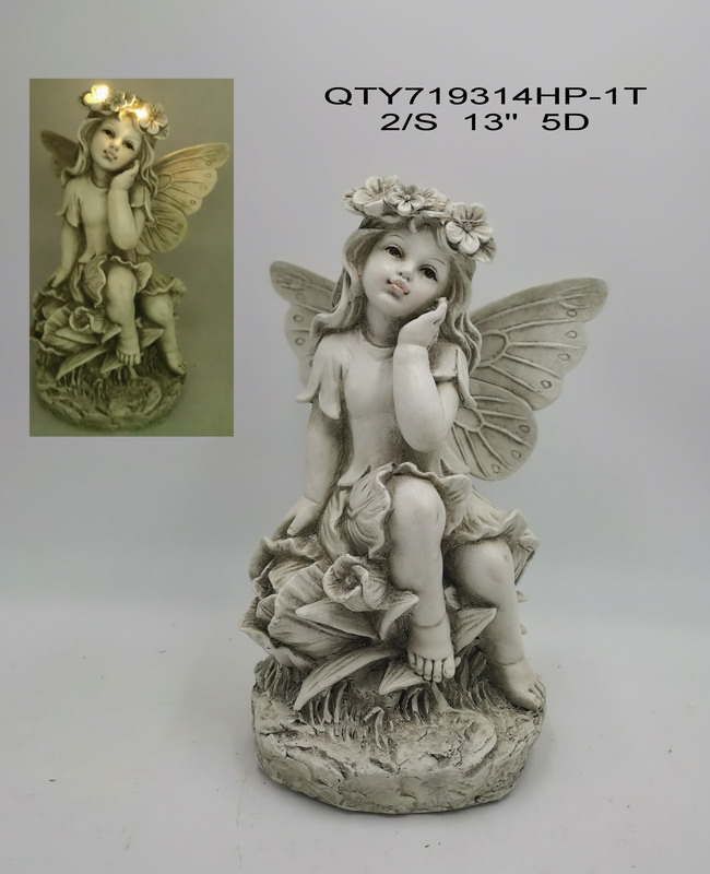 Garden fairy with LED