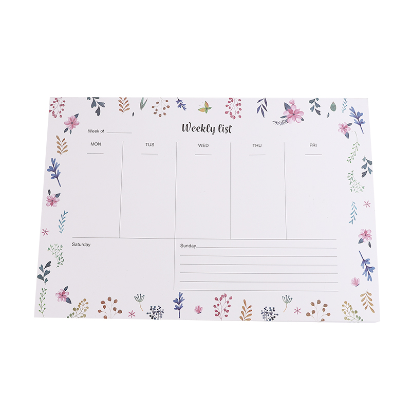 B5 Weekly Planner PAD