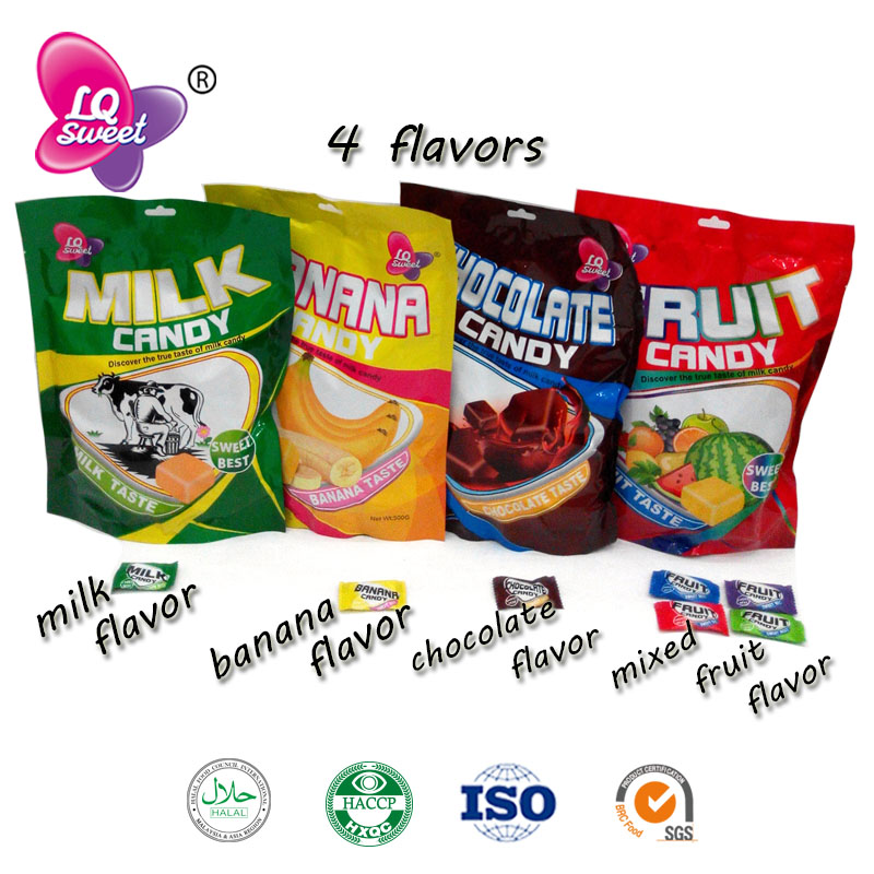 500g different flavors soft chew candy