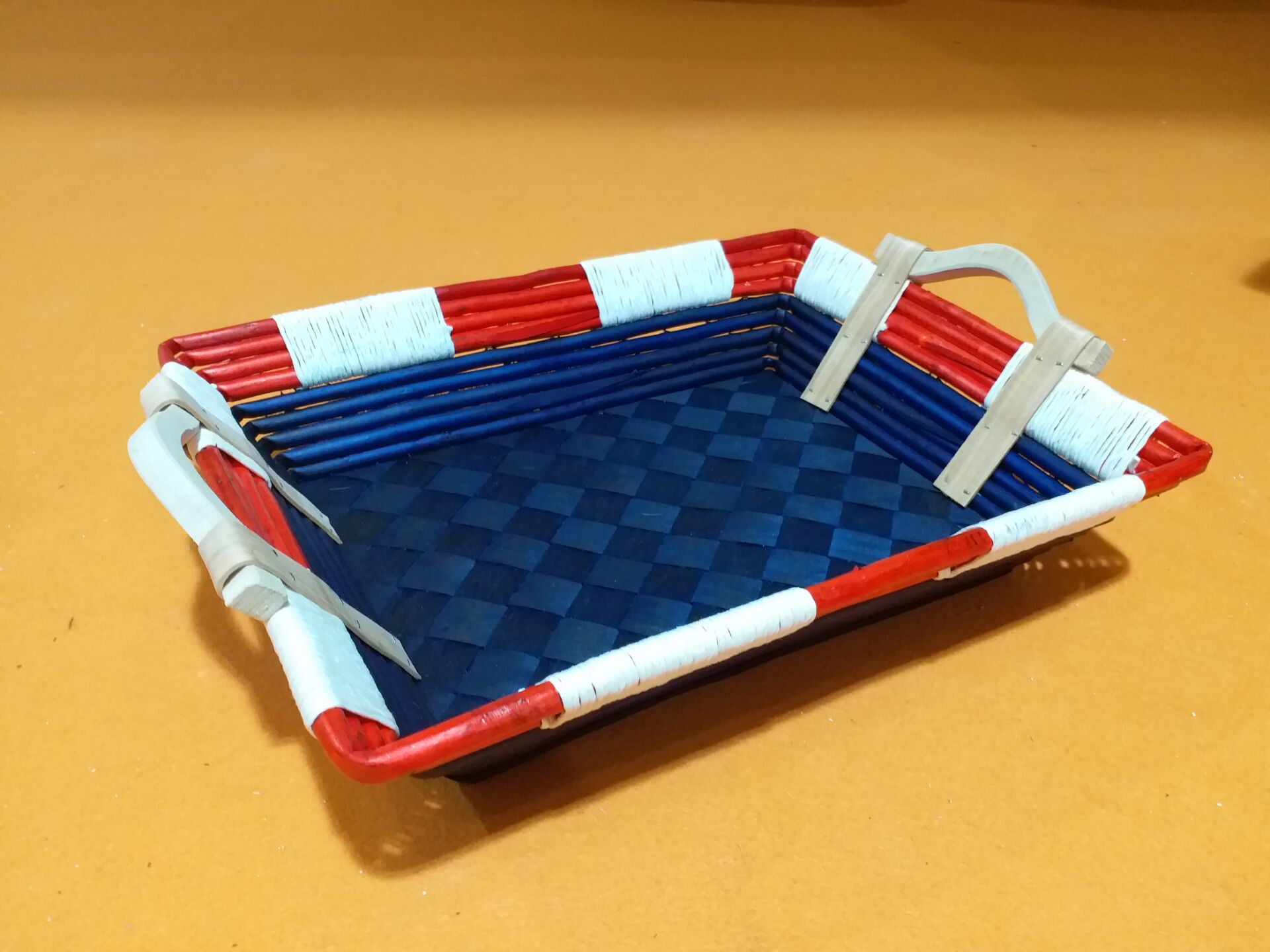 Gushi Yufeng new design beautiful handmade woven basket wicker tray gift basket gift packing basket fruit basket Christmas basket