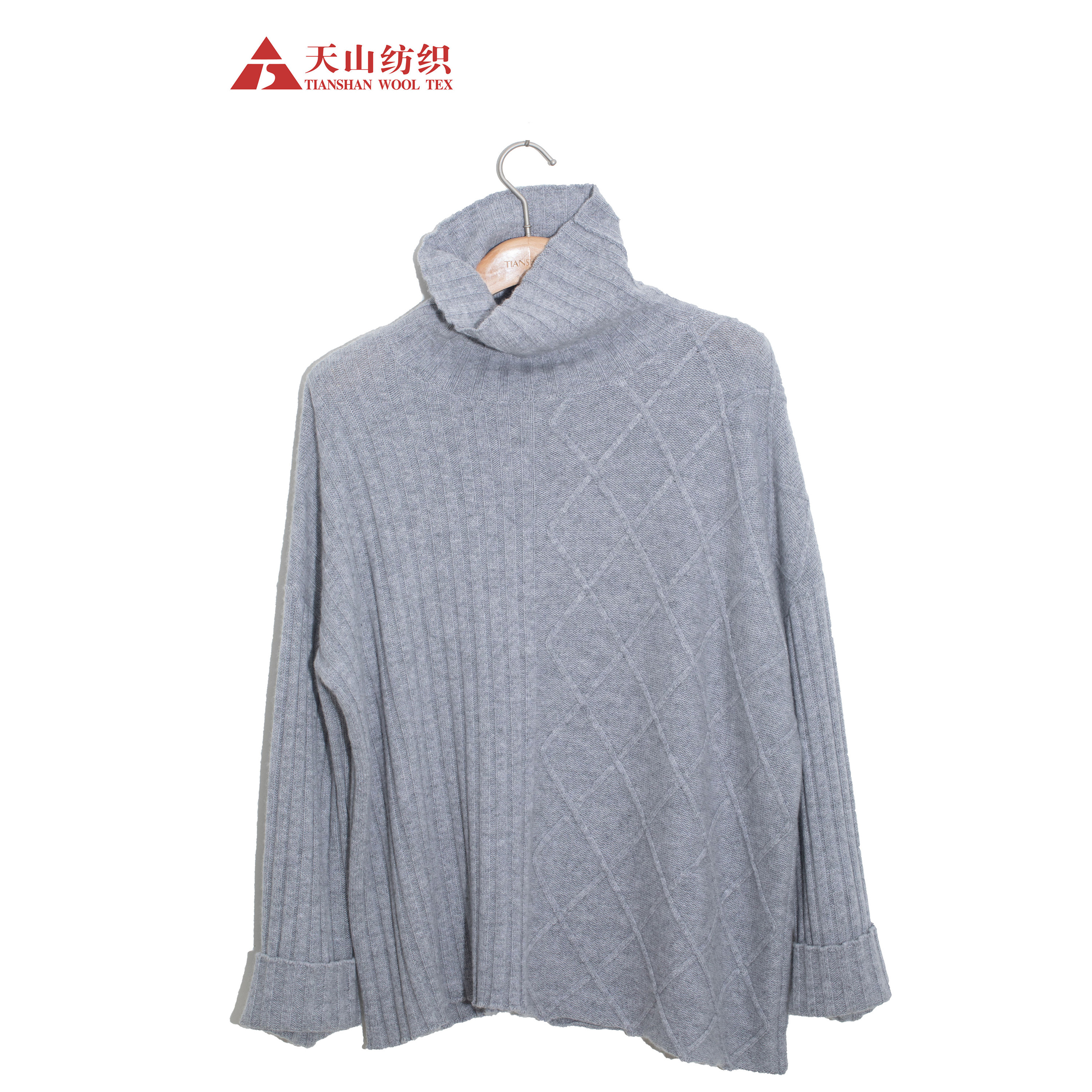 100% Cashmere Ladies’ Turtle Neck Sweater