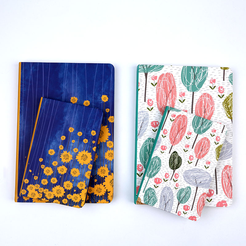 WANSHIFA 2021 Creative Design Color Printed Hard Cover Notebook