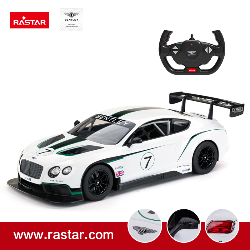 RASTAR R/C 1:14 Bentley Continental GT3 License Remote Control RC Car