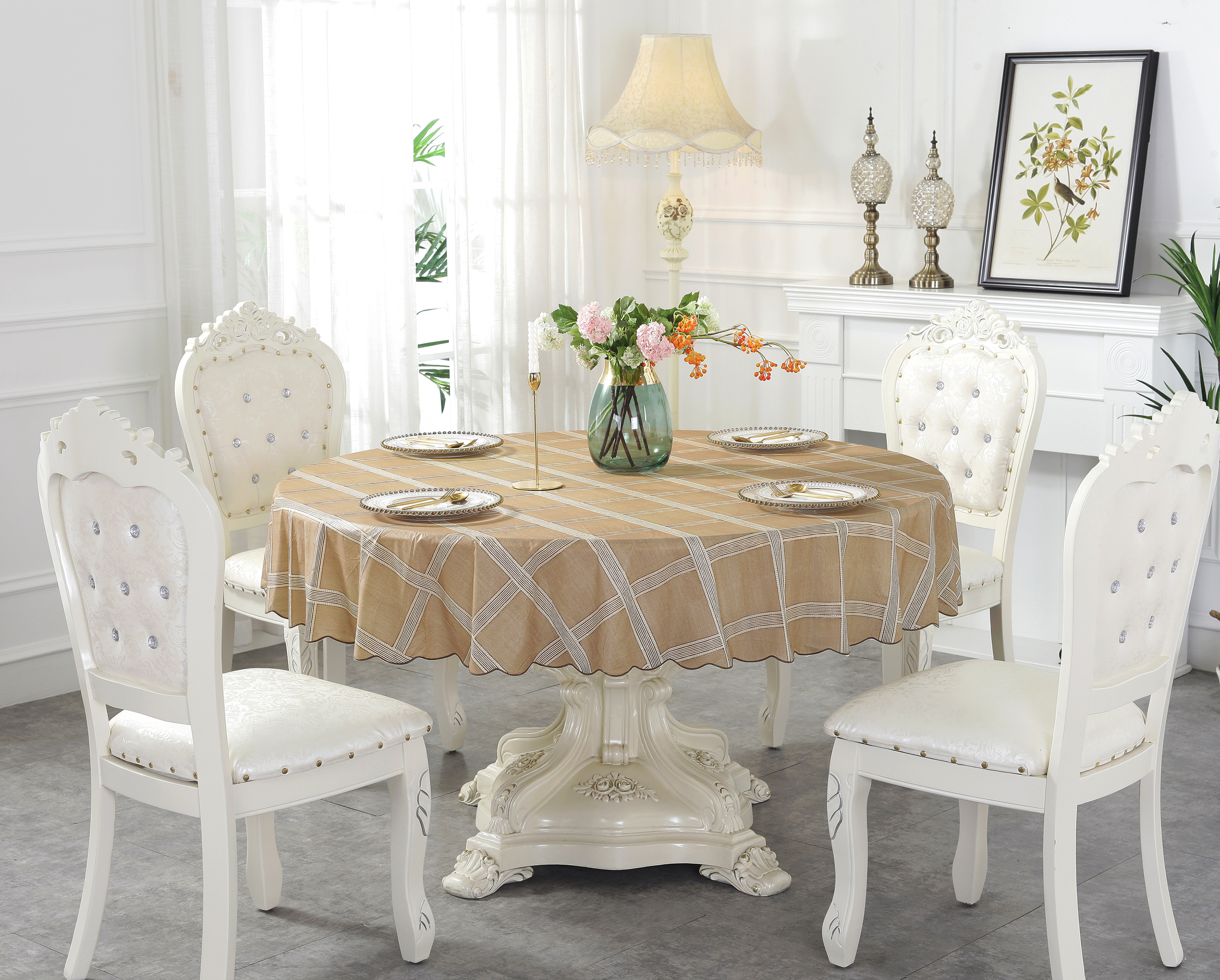 Lace PVC Tablecloth