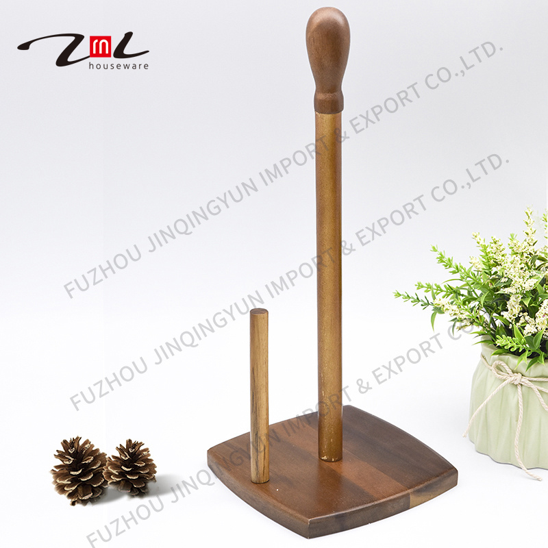 Acacia Wood Tissue Holder
