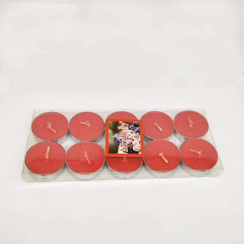 Tealight candle glass candle paraffin wax soy wax scented