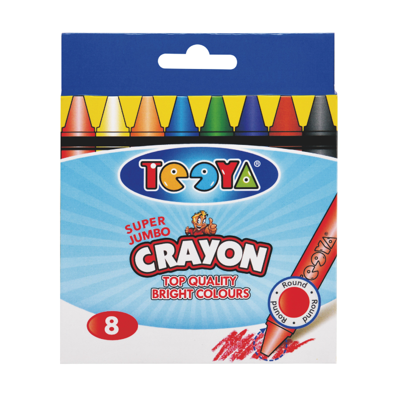 8c Super Jumbo Crayons