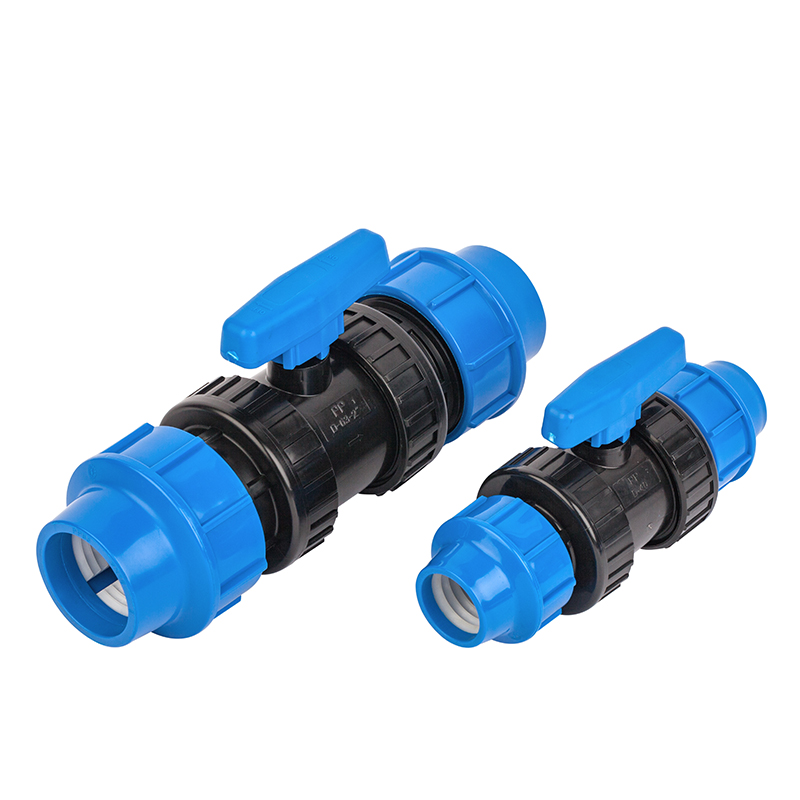 PP Ture Union PP Double Union PP Ball Valve PP Fittings PP Compression Fitting Ball Valve