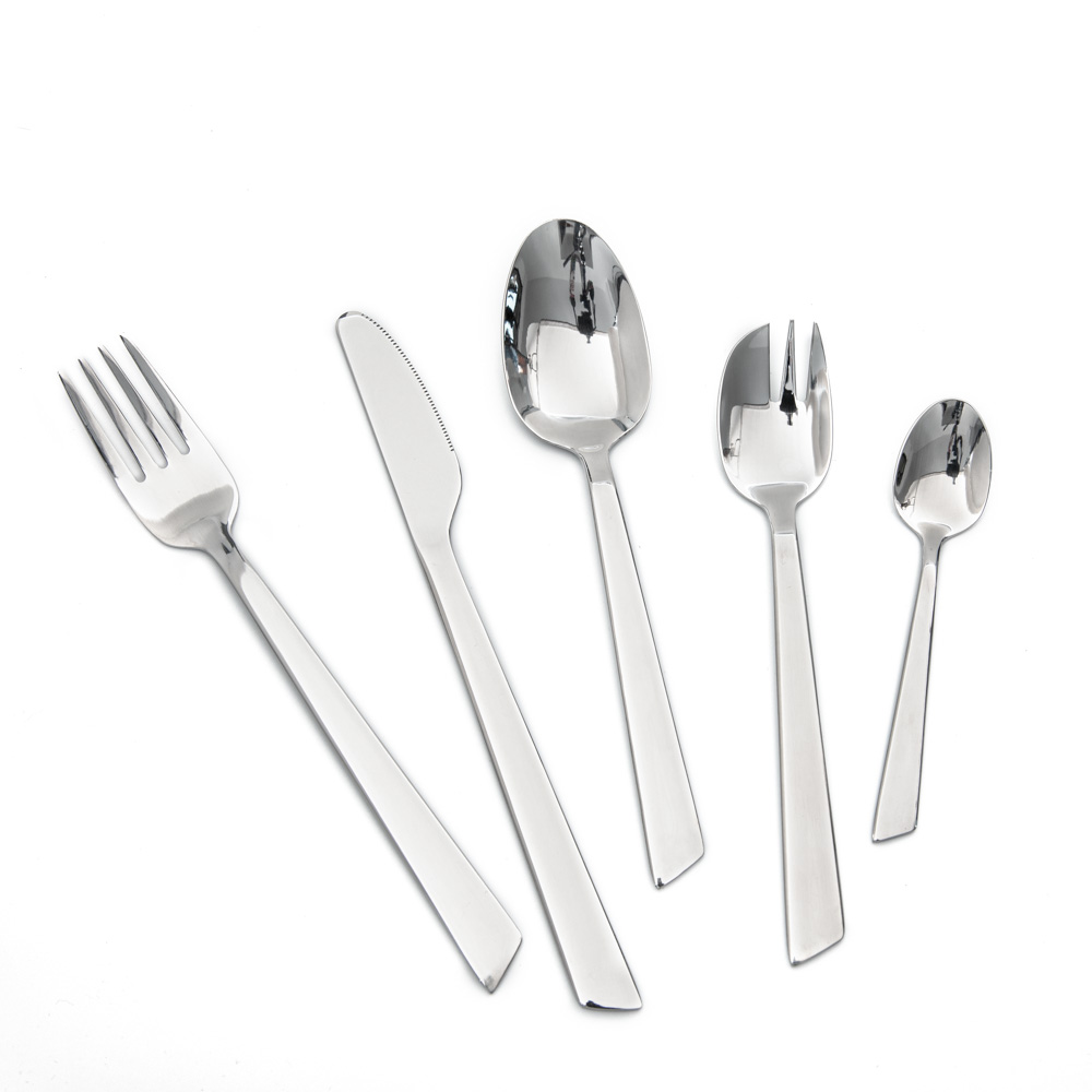 18/8 Stainless steel cutlery flatware set travel airline cutlery set