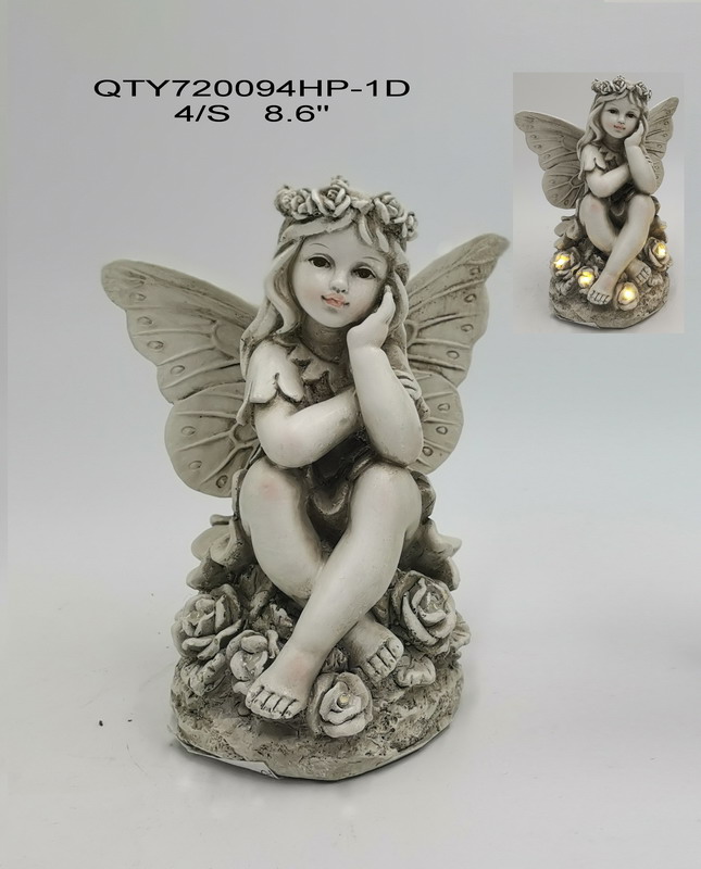 Garden fairy with LED