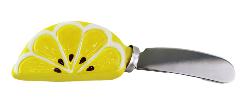 ceramic lemon fruit butter bread knife