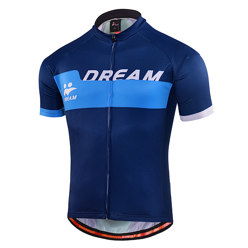 Low MOQ 10pcs Custom Number Name Sublimation Printing Dry Fit Short Sleeve Cycling Jersey