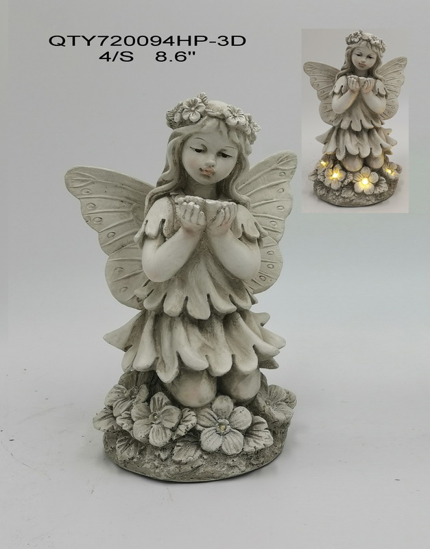 Garden fairy with LED