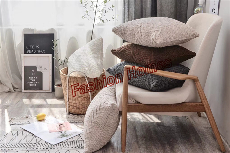 2021 the newest fashionable soft knit pillow cases