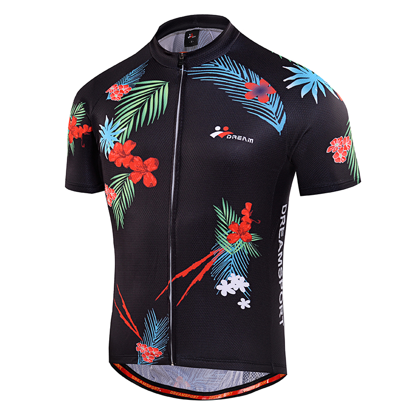 2020 Summer custom 100% polyester fashion cycling short sleeve