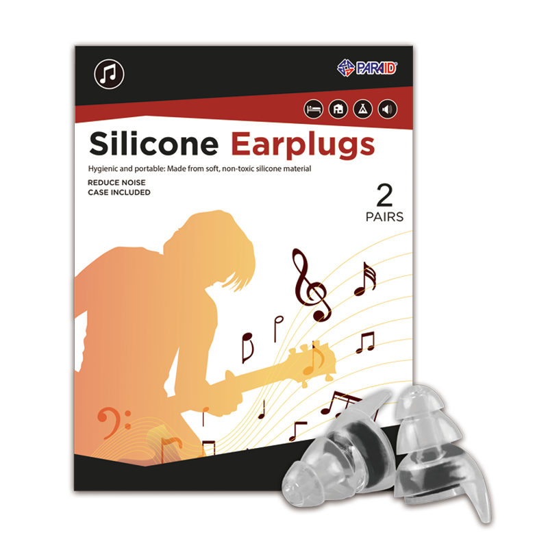 Silicone earplugs,2 Pairs