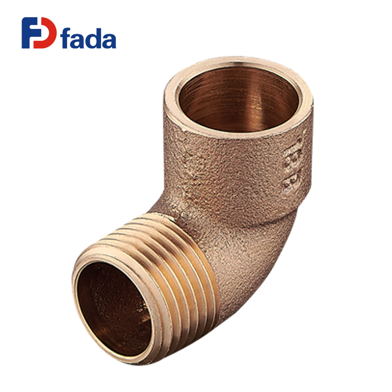 bronze solder elbow male